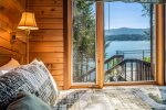 Incredible views of Lake Pend Oreille right from the master bedroom